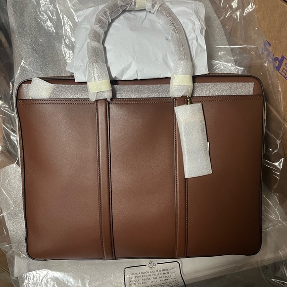 Coach Metropolitan Slim Brief Brand New MSRP $599 - Picture 4 of 5